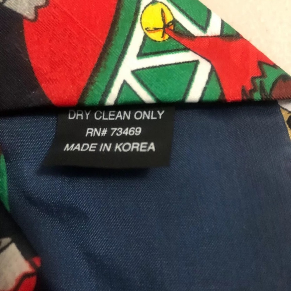 Vintage Looney Tunes Mania 1996 Christmas Tie